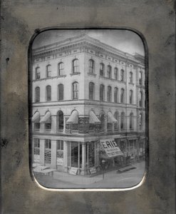 Ann Lucas Hunt Building, Fourth and Olive Streets, Northwest Corner